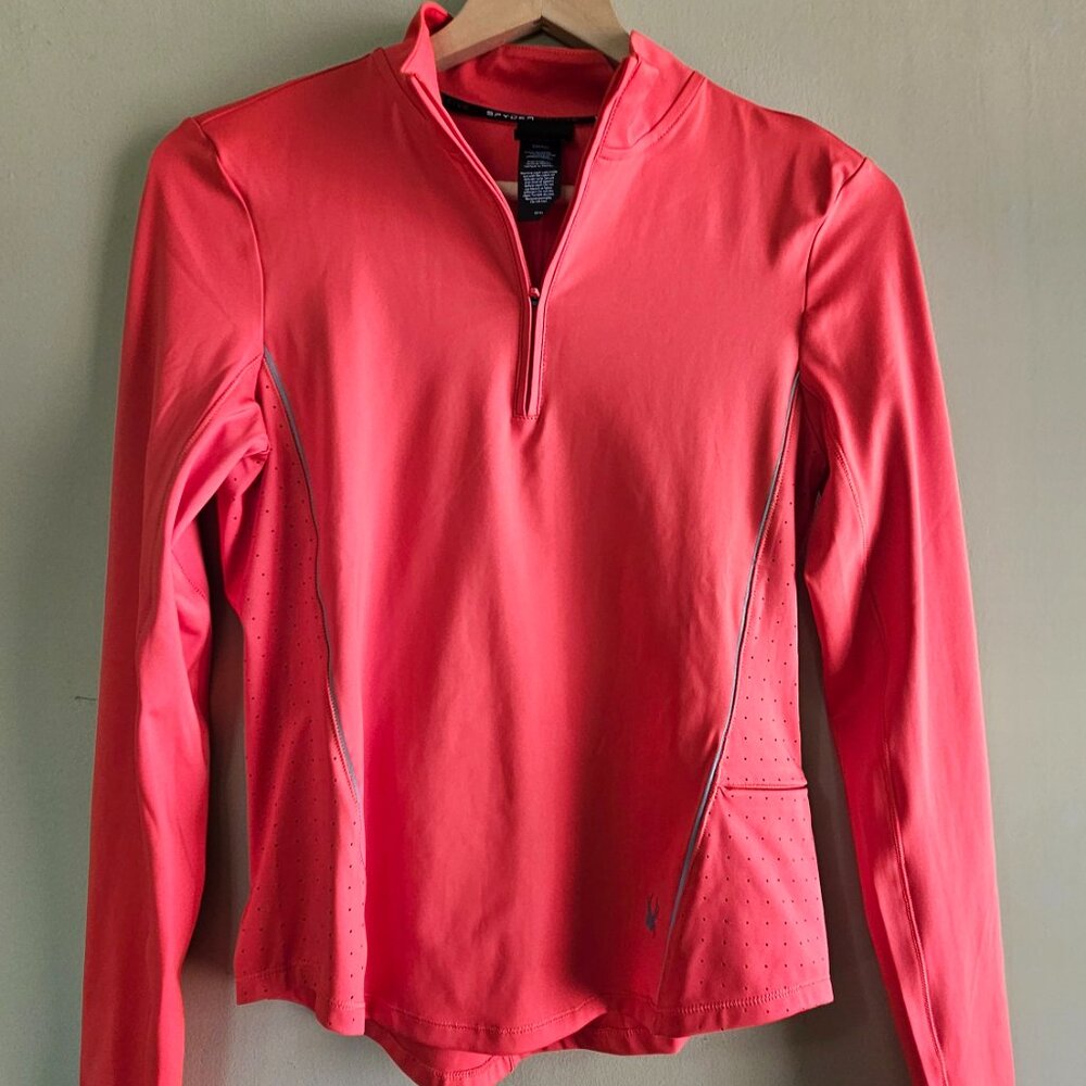 Spyder Active Women's Orange Red Long Sleeve (Size S)